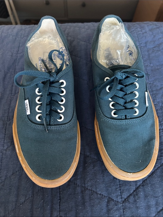 Vans Other - Vans Authentics in Teal Canvas with Gum Sole